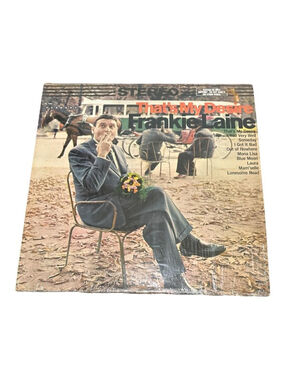 Vintage Frankie Laine Vinyl LP That's My Desire Harmony Crooners Vocal Black USA